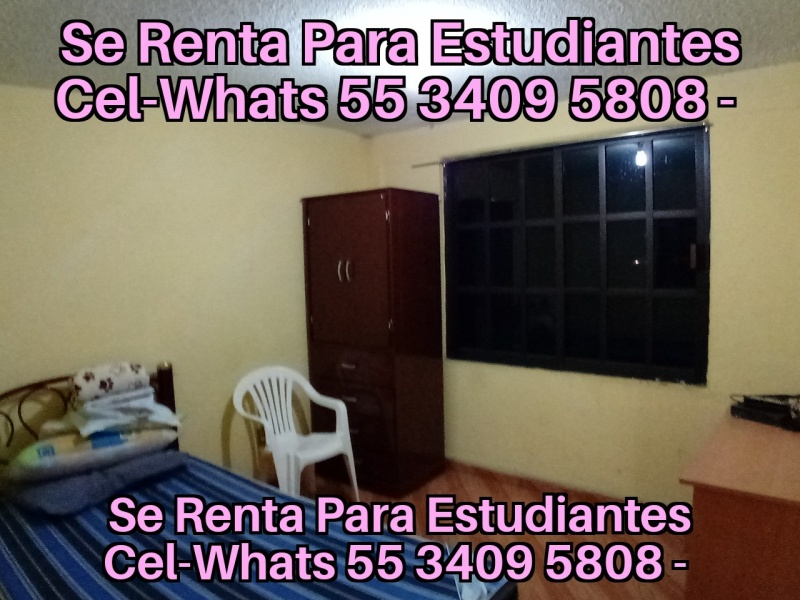 Estudiantes TESE; Estudiantes UNEVE; Estudiantes UPN 153; Odontologia UNAM Clinica Aragon; Odontologia Iztacala Clinica Aragon; Odontologia FES Aragon; Estudiantes FES Aragon; Cuartos para Estudiantes; habitaciones estudiantes; recamaras estudiantes; departamentos para estudiantes; alojamiento estudiantes; hospedaje estudiantes;