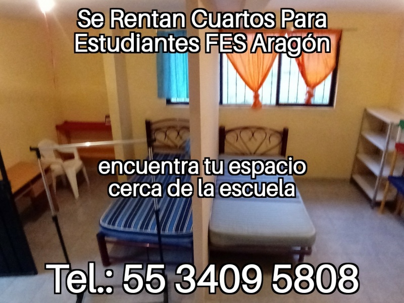 cuartos para estudiantes cerca fes aragon alumnos nuevo ingreso fes aragon  