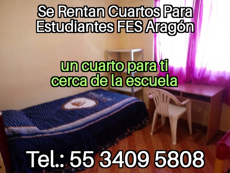 Quiero rentar cerca de la fes aragon