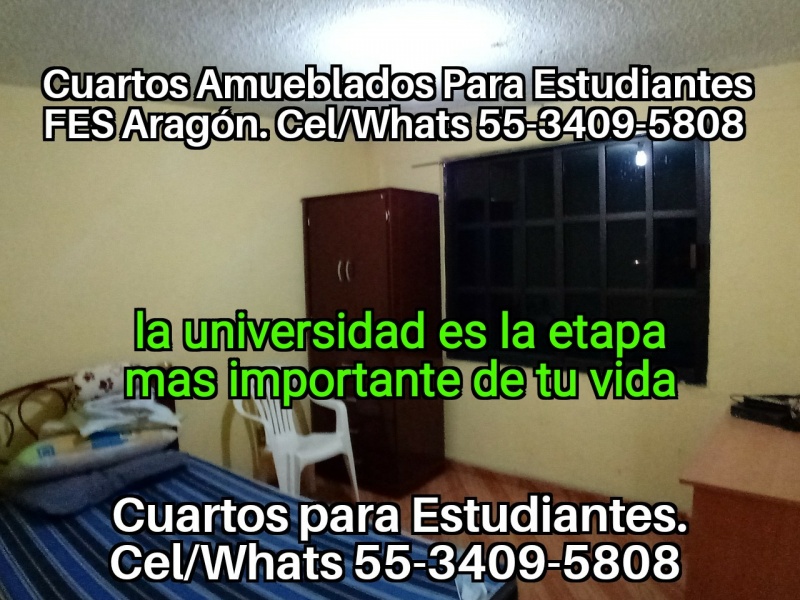 cuartos para estudiantes cerca fes aragon alumnos nuevo ingreso fes aragon  